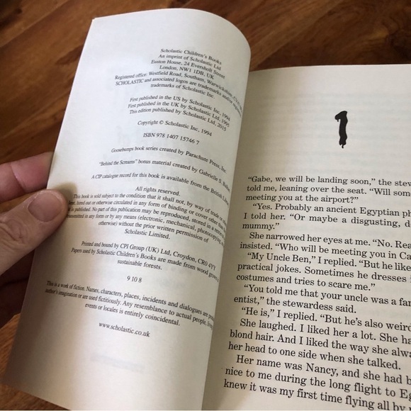 Goosebumps: Return of the Mummy by: R.L. Stine, paperback book - Picture 2 of 5